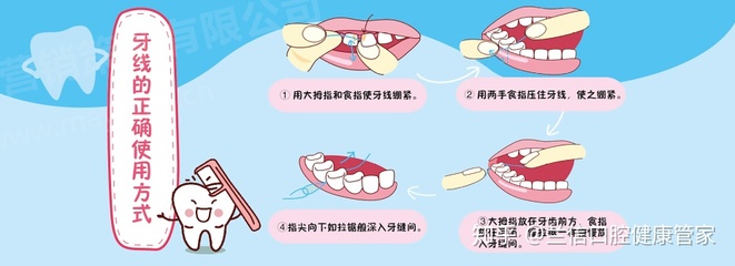 牙线的使用方法