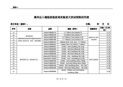 实验室试剂耗材采购使用流程表
