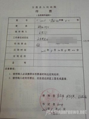 起诉后多长时间下传票