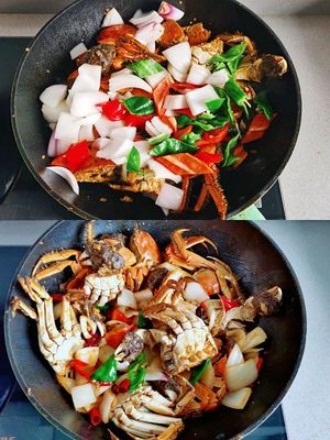 洋葱香辣蟹做法大全家常