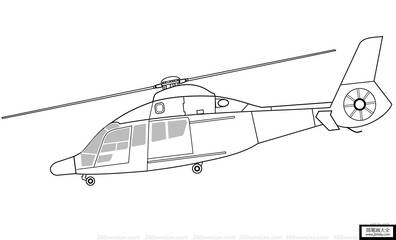 警察直升机简笔画军事图片