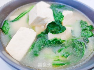 小白菜豆腐汤的做法