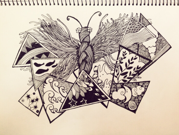 创意线描装饰画