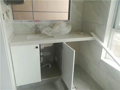 大理石橱柜怎么装门