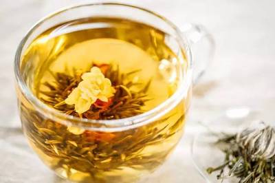 喝桂花茶
