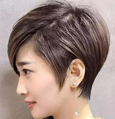 超短发颜色