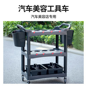 厨房移动置物车塑料带盖子