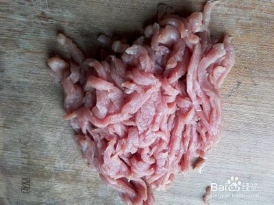猪肉丝图片