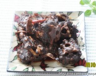 羊蝎子酱的制作方法