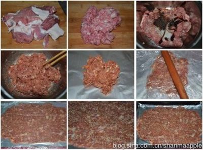 猪肉脯怎么制作方法