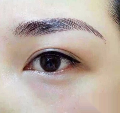 肤色遮盖纹眉后什么样