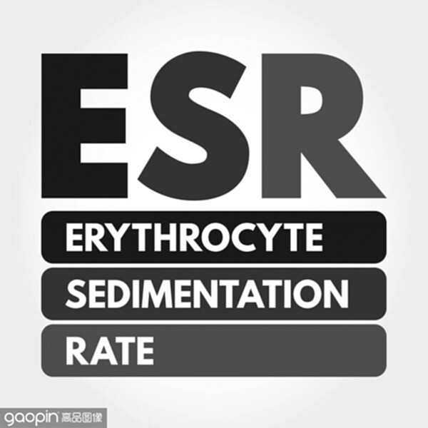 ESR - Erythrocyte Sedimentation Rate acronym, concept background