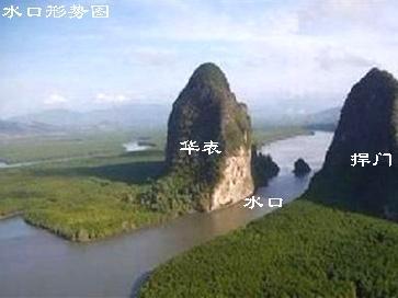 风水中的水口图解