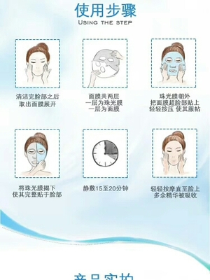 清洁脸部步骤