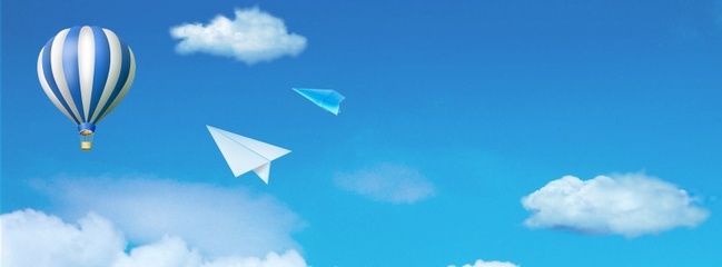 纸飞机模板背景图素材下载