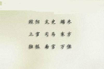 上官姓名人