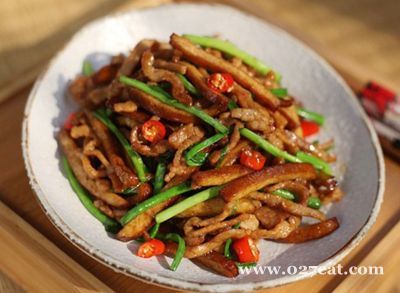 五香肉丝的制作方法