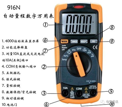 万能表上符号 中文叫什么