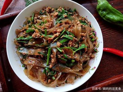 韭菜宽粉做法大全家常做法