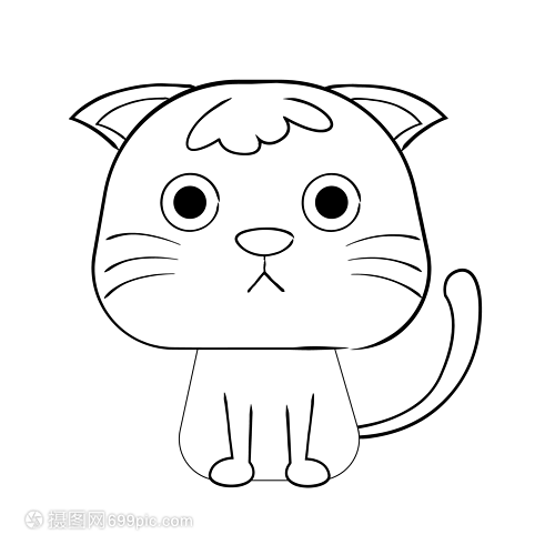 小猫简笔画