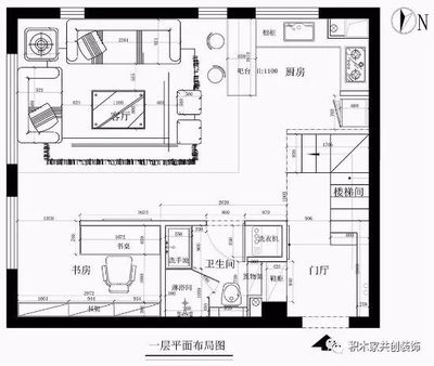 楼梯平面设计图 双层楼梯