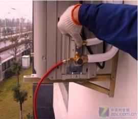 自己拆空调怎么收氟
