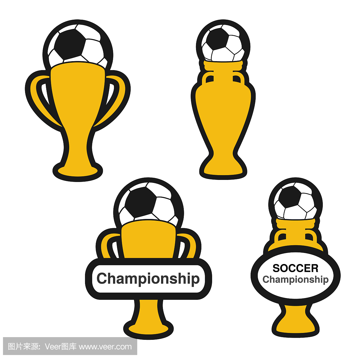 大力神杯简笔画