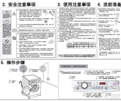 海尔全自动洗衣机说明书