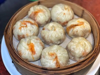 香菇虾子猪肉包子