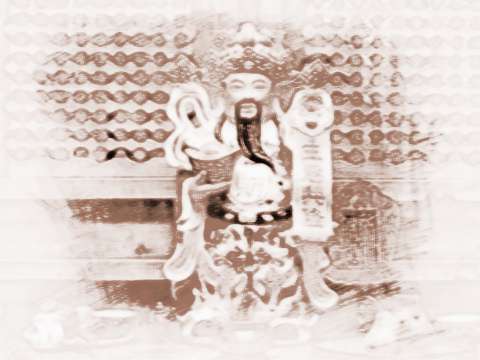 文财神摆放厨房