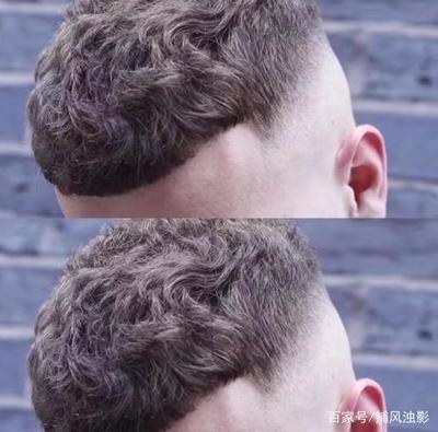 男羊毛卷发型