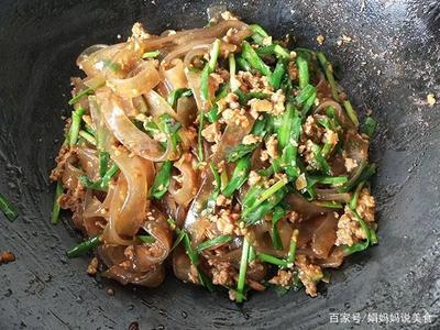 韭菜宽粉做法大全家常做法