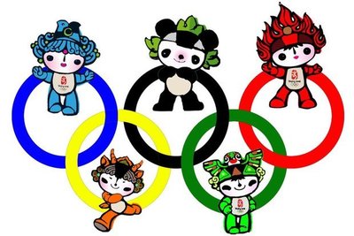 奥运会五个福娃简笔画图片