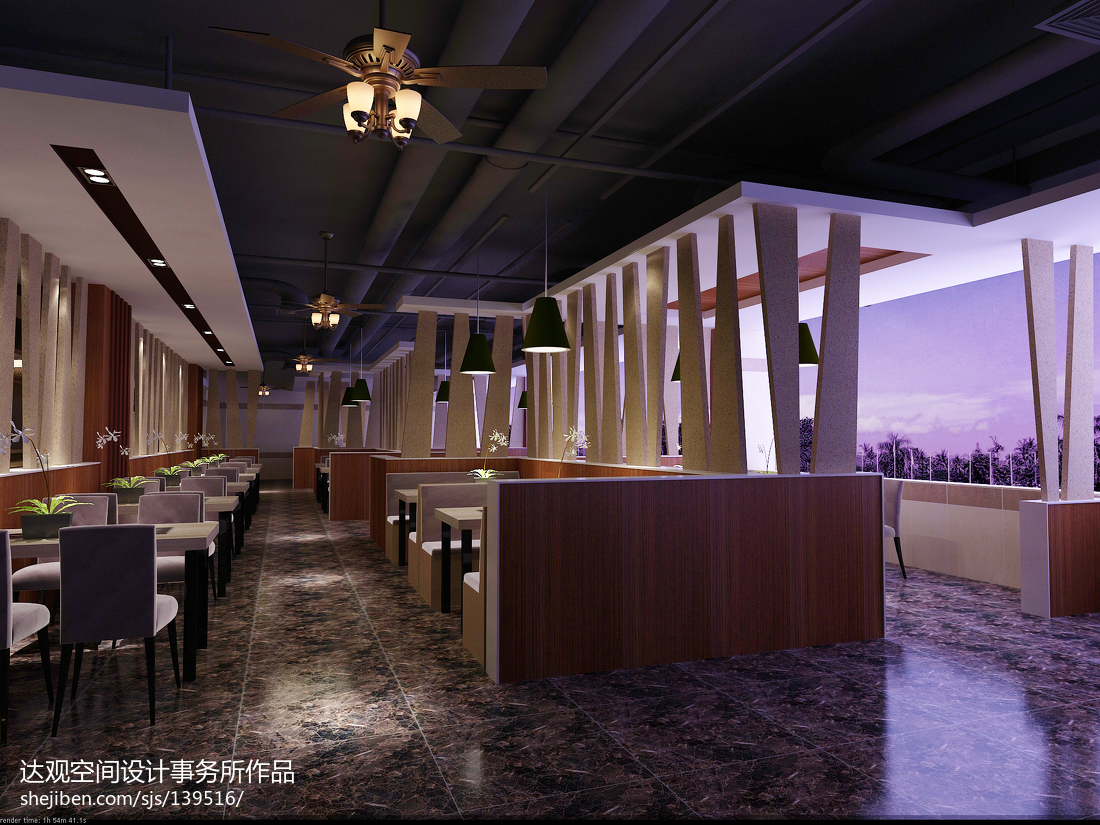小吃店隔断装修效果图