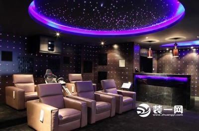 家庭影院安装星空吊顶