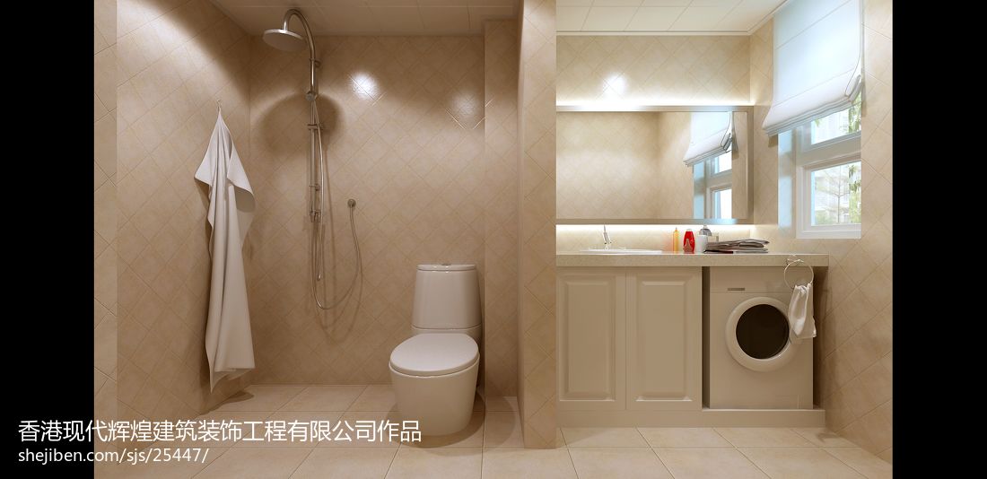 卫生间脸盆装修效果图
