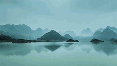 风景是水光山色