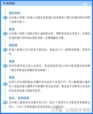 昆明公租房申请流程