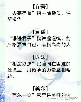 成语起名字