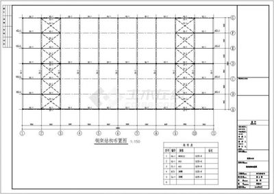 鋼結(jié)構(gòu)倉(cāng)庫(kù)施工圖（鋼結(jié)構(gòu)倉(cāng)庫(kù)施工圖是一個(gè)典型的鋼結(jié)構(gòu)倉(cāng)庫(kù)施工圖是一個(gè)典型的倉(cāng)庫(kù)） 結(jié)構(gòu)框架施工 第4張