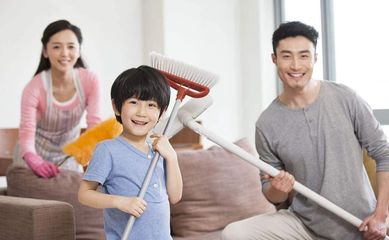 宝宝做家务