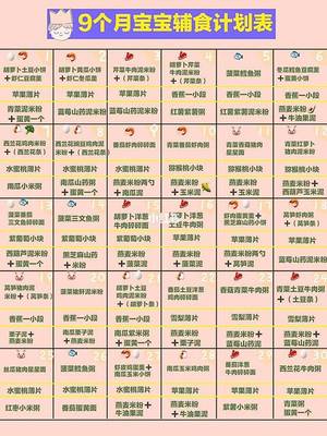 9个月宝宝辅食大全