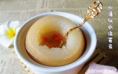 感冒咳嗽有痰吃什么食物