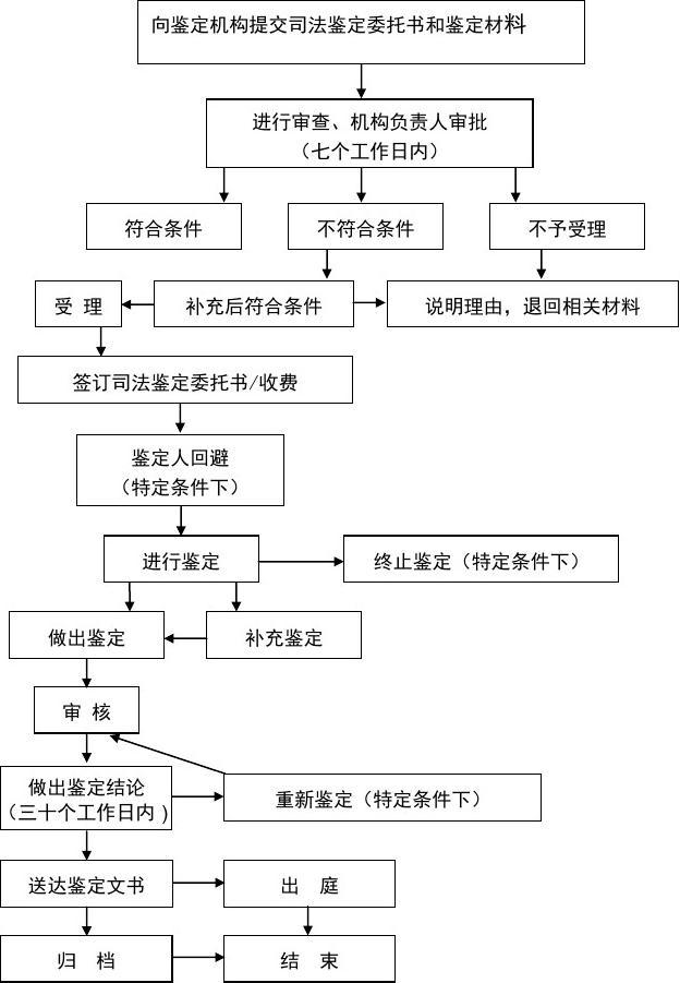 司法鉴定流程