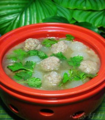 羊肉汆丸子的制作方法