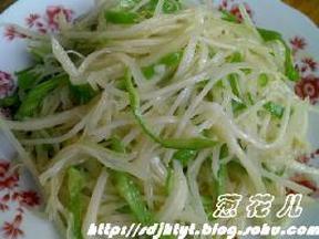 青椒土豆丝怎么做好吃