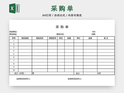 厨房采购单管理