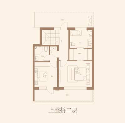 叠拼户型图