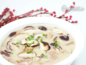 香菇肉丝汤的