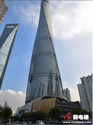 上海中心电梯速度